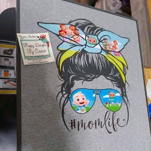 Messy bun cocomelon  #momlife